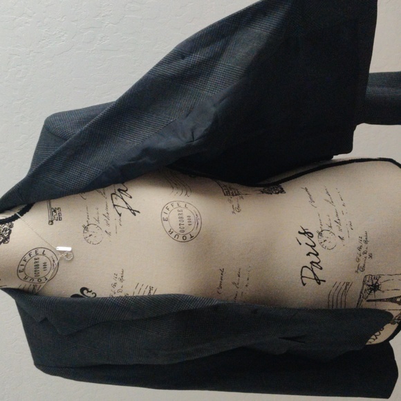 Jones New York Navy Multicolored Blazer (4) Like New, never worn - Picture 6 of 8